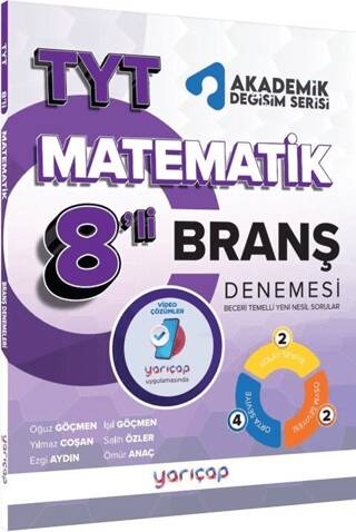 TYT Matematik 8 li Branş Denemesi - 1