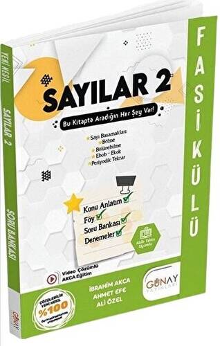 TYT Matematik Sayılar 2 Fasikülü - 1