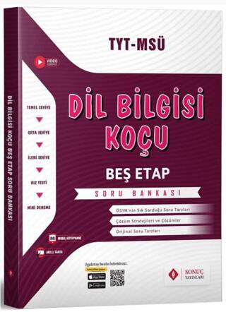 TYT MSÜ Dil Bilgisi Koçu Beş Etap Soru Bankası - 1