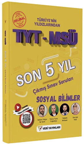 TYT MSÜ Sosyal Bilimler Son 5 Yıl Çıkmış Sınav Soruları - 1