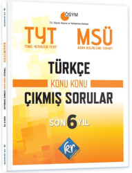 TYT - MSÜ Türkçe Son 6 Yıl Konu Konu Çıkmış Sorular - 1
