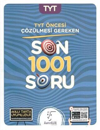 TYT Öncesi Çözülmesi Gereken Son 1001 Soru - 1