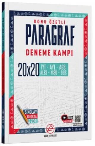 TYT Paragraf Konu Özetli 20 x 20 Deneme Kampı - 1