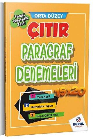 TYT Paragraf Orta Düzey Çıtır Denemeleri - 1