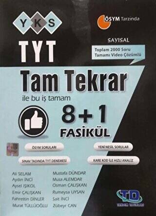 TYT Sayısal Tam Tekrar 8+1 Fasikül - 1