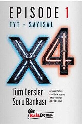TYT Sayısal X4 Tüm Dersler Soru Bankası Episode 1 - 1