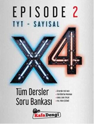TYT Sayısal X4 Tüm Dersler Soru Bankası Episode 2 - 1