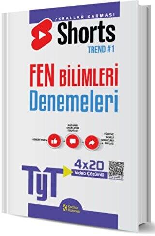 TYT Shorts 4x20 Fen Bilimleri Denemeleri - 1