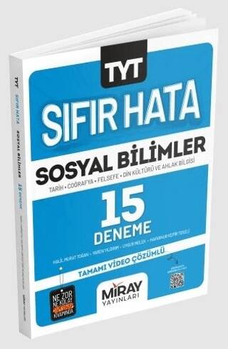 TYT Sıfır Hata Sosyal Bilimler 15 Deneme - 1