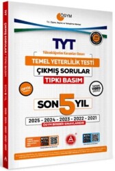TYT Son 5 yıl Tıpkı Basım Çıkmış Sorular - 1
