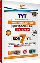 TYT Son 7 Yıl Tıpkı Basım Çıkmış Sorular - 1