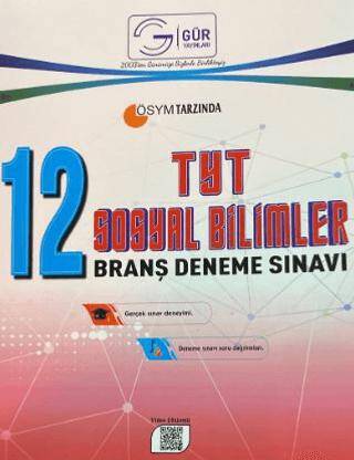 TYT Sosyal Bilimler 12li Branş Denemesi - 1