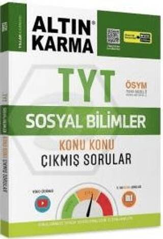 TYT Sosyal Bilimler Konu Konu Çıkmış Sorular - 1