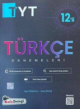 TYT Türkçe Branş Denemesi 12` li - 1