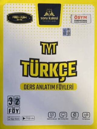 TYT Türkçe Ders Anlatım Föyleri - 1