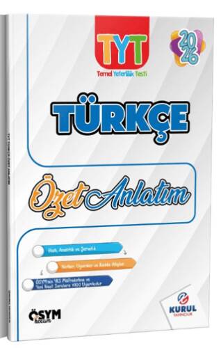 TYT Türkçe Özet Anlatım - 1