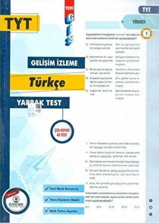 TYT Türkçe Yaprak Test - 1