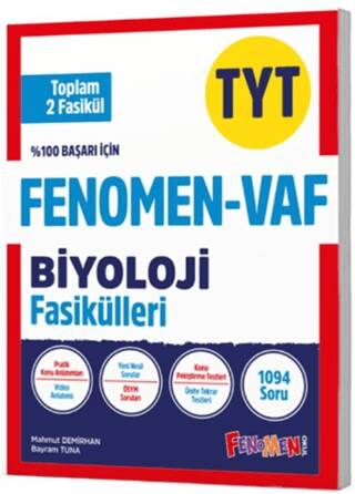 TYT VAF Biyoloji Fasikülleri Seti - 1