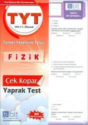 TYT - YKS 1. Oturum Fizik Çek Kopar Yaprak Test - 1