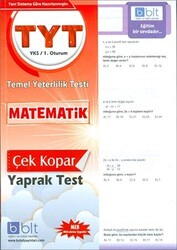 TYT - YKS 1. Oturum Matematik Çek Kopar Yaprak Test - 1
