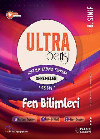 Ultra Serisi 8.Sınıf Fen Bilimleri Deneme Kitabı 45 Föy - 1