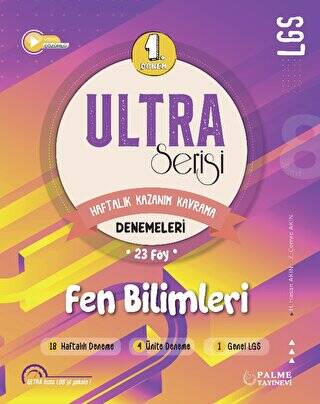 Ultra Serisi LGS 1. Dönem Fen Bilimleri Denemeleri - 1