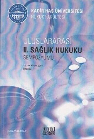 Uluslararası 2. Sağlık Hukuku Sempozyumu - 1