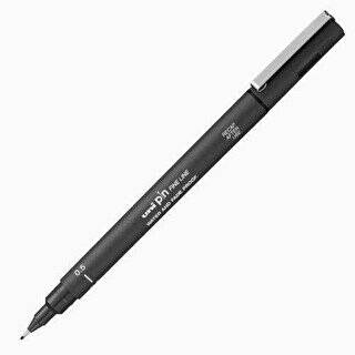 Uni Pin 0.5 Fine Line Akrilik Uçlu Kalem Siyah Pın05-200 - 1