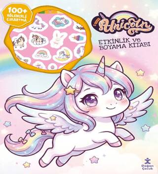 Unicorn Çok Çıkartmalı Boyama Kitabı - 1