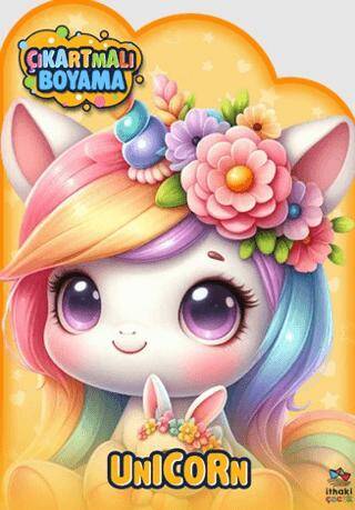 Unicorn Zamanı – Çıkartmalı Boyama Kitabı - 1