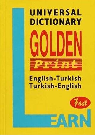 Universal Dictionary Golden Print English-Turkish Turkish-English Fast - 1