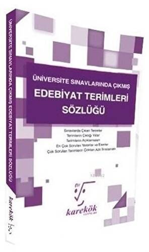 Üniversite Sınavlarında Çıkmış Edebiyat Terimleri Sözlüğü - 1