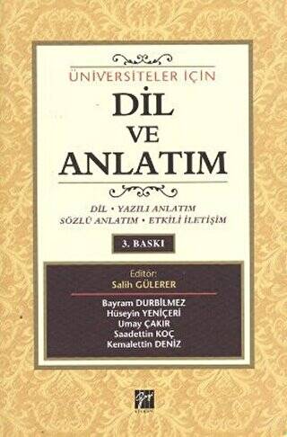 Üniversiteler İçin Dil ve Anlatım - 1