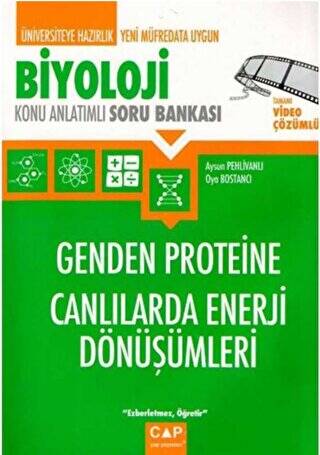 Üniversiteye Hazırlık Biyoloji Genden Proteine Canlılarda Enerji Dönüşümleri Konu Anlatımlı Soru Bankası - 1