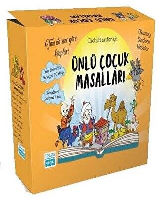 Ünlü Çocuk Masalları - İlkokul 1. Sınıflar İçin 20 Kitap Takım - 1