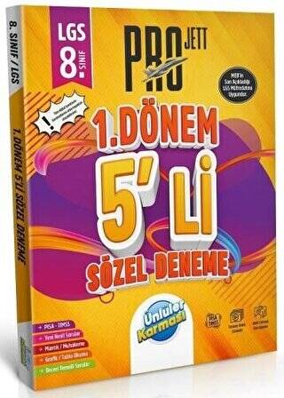 8. Sınıf LGS Sözel 1. Dönem Pro JETT 5 li Deneme - 1