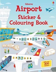 USB - Airport Sticker and Colouring Book - Usborne
