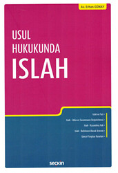 Usul Hukukunda Islah - 1