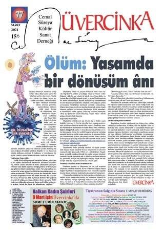 Üvercinka Dergisi Sayı: 77 Mart 2021 - 1