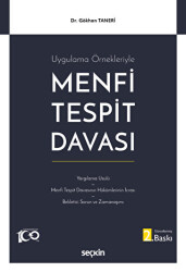 Uygulama Örnekleriyle - Menfi Tespit Davası - 1