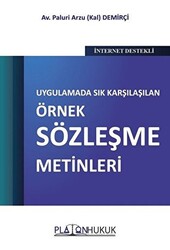 Uygulamada Sık Karşılaşılan Örnek Sözleşme Metinleri - 1