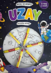 Uzay Boyama Kitabı - 0-6 Yaş Yayınları