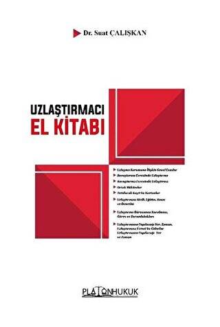 Uzlaştırmacı El Kitabı - 1