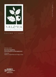 Valonia Volume 1 - 2024 - Koç Üniversitesi Anadolu Medeniyetleri Araştırma M