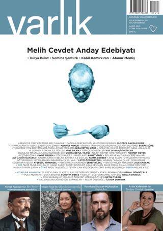 Varlık Edebiyat ve Kültür Dergisi Sayı: 1418 Kasım 2025 - 1