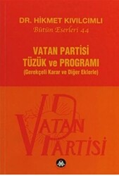 Vatan Partisi Tüzük ve Programı - 1