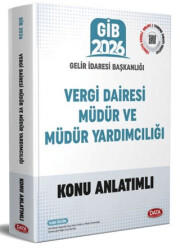 Vergi Dairesi Müdür Yardımcılığı Sınavı Hazırlık Kitabı 2 Cilt - Data Yayınları
