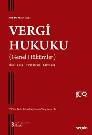 Vergi Hukuku Genel Hükümler - 1