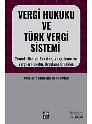 Vergi Hukuku ve Türk Vergi Sistemi - 1