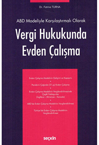 Vergi Hukukunda Evden Çalışma - 1